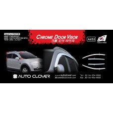 AUTOCLOVER CHROME DOOR VISOR SET FOR CHEVROLET CAPTIVA 2011-15