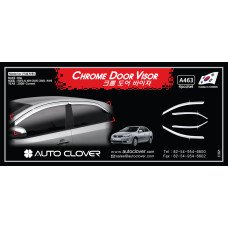 AUTOCLOVER CHROME DOOR VISOR SET FOR KIA FORTE CERATO 2008-12