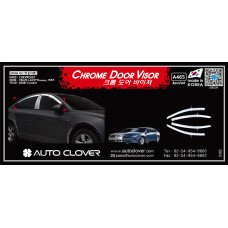 AUTOCLOVER CHROME DOOR VISOR SET FOR CHEVROLET CRUZE 2011-15