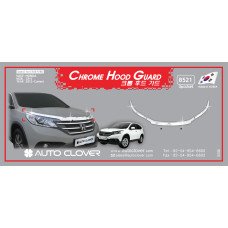 AUTOCLOVER CHROME HOOD GUARD SET FOR HONDA CRV 2012-15