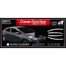 AUTOCLOVER CHROME DOOR VISOR SET FOR KIA K3 CERATO 2012-15