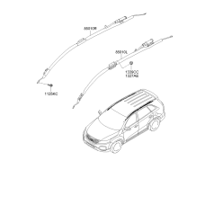 AIR BAG CURTAIN MODULES FOR SPORTAGE R 2010-13