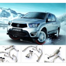 A.JUN TUNING DUAL MUFFLER KIT SSANGYONG KORANDO ACTYON 2012-16