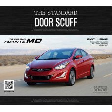 DXSOAUTO AL DOOR SILL SCUFF PLATES HYUNDAI AVANTE ELANTRA 2010-15