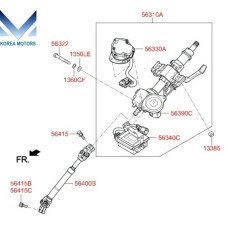 MOBIS COLUMN ASSY-STEERING SET FOR HYUNDAI TUCSON TL 2015-18