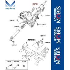 MOBIS STEERING COLUMN AND SHAFT SET FOR HYUNDAI GRANDEUR 2011-16