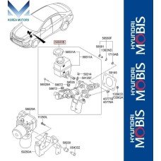 MOBIS BRAKE MASTER CYLINDER BOOSTER FOR KIA K5 OPTIMA 2010-13