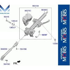 MOBIS COLUMN ASSY-STEERING SET FOR KIA K5 OPTIMA 2019-23