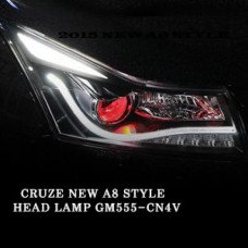 AUTOLAMP A8 STYLE PROJECTOR HEADLIGHTS CHEVROLET CRUZE 2014-15