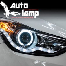 AUTOLAMP AUDI STYLE LED HEADLIGHTS HYUNDAI AVANTE ELANTRA 2010-13