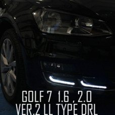 AUTOLAMP DAYTIME RUNNING LIGHTS LED TYPE VOLKSWAGEN GOLF 2013-14