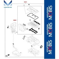 MOBIS GASKET ASSY ENGINE G4NM FOR HYUNDAI KIA VEHICLES 2019-23