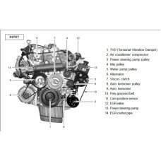 NEW ENGINE DIESEL D27DT SUB 4WD SSANGYONG REXTON KYRON 2009-11