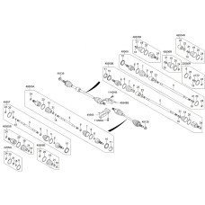 MOBIS FRONT JOINT ASSY-CV SET FOR KIA MORNING PICANTO 2011-15