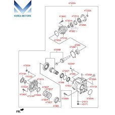 NEW TRANSFER ASSY-ATA 4WD SET FOR HYUNDAI SANTA FE 2012-15